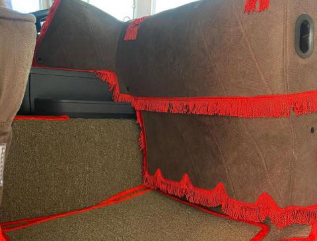 Scania todo feito no tecido com tapete de carpe